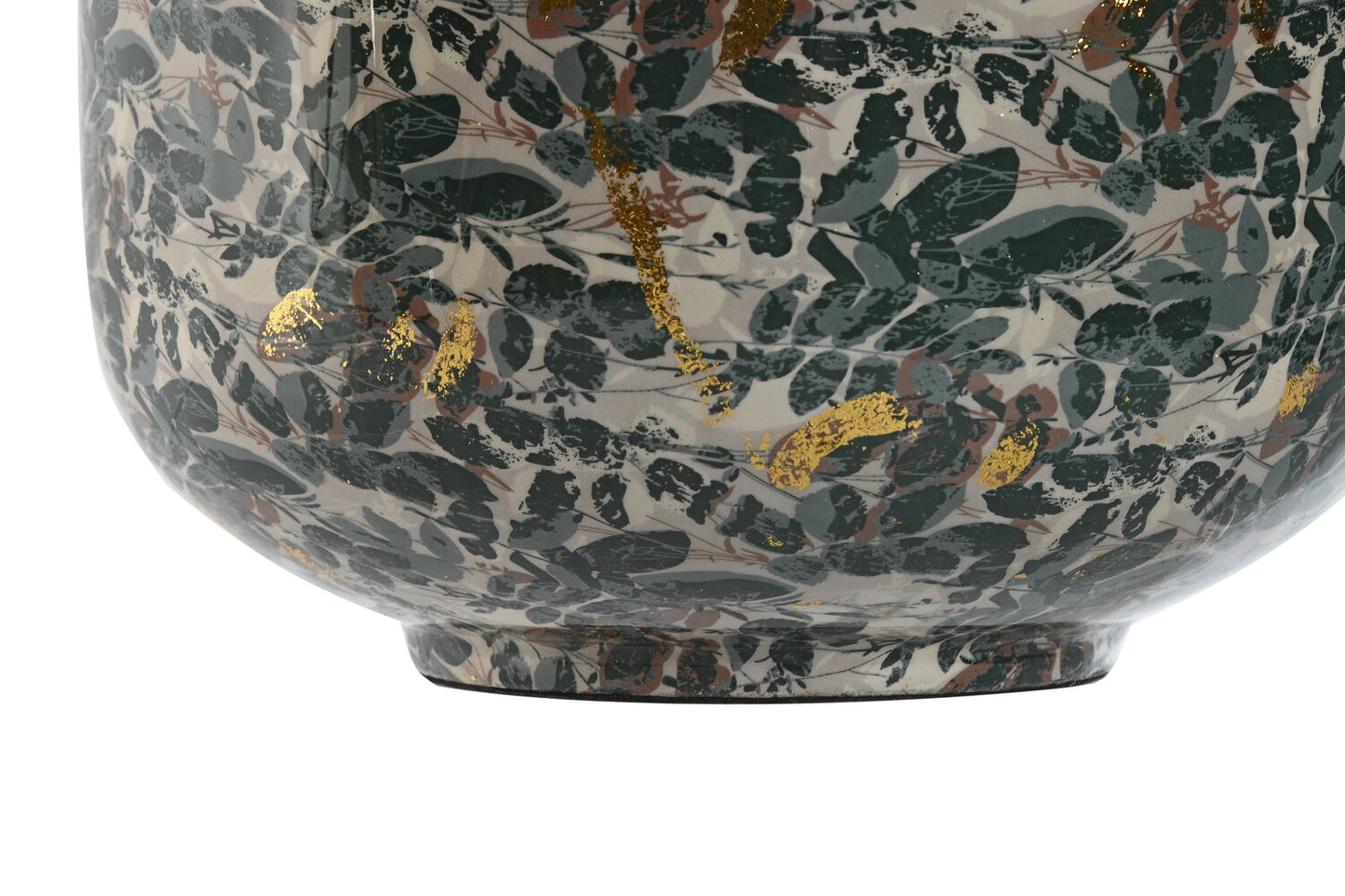 JARRON METAL 25X25X69 VERDE