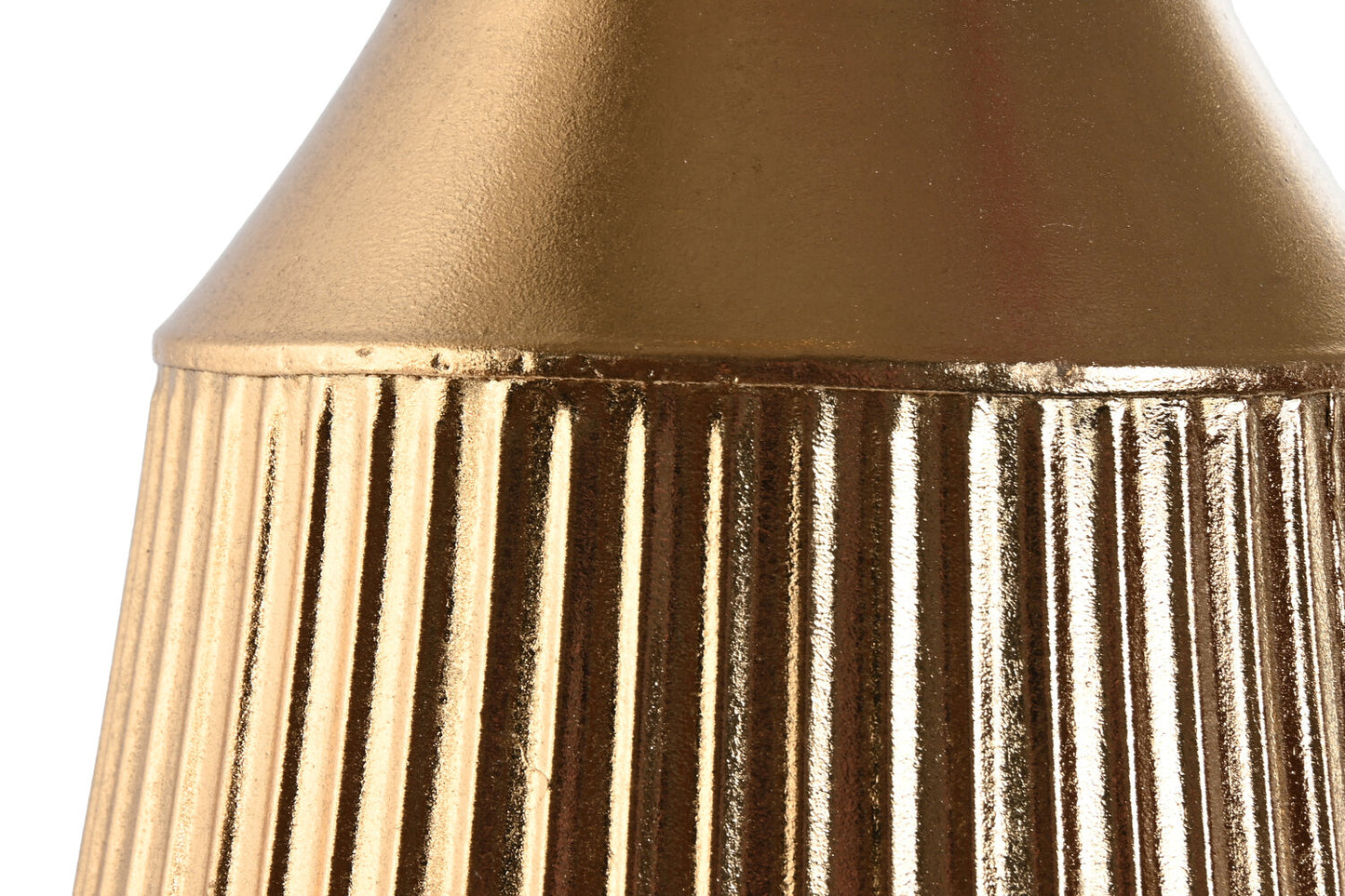 JARRON METAL 29X29X71 DORADO