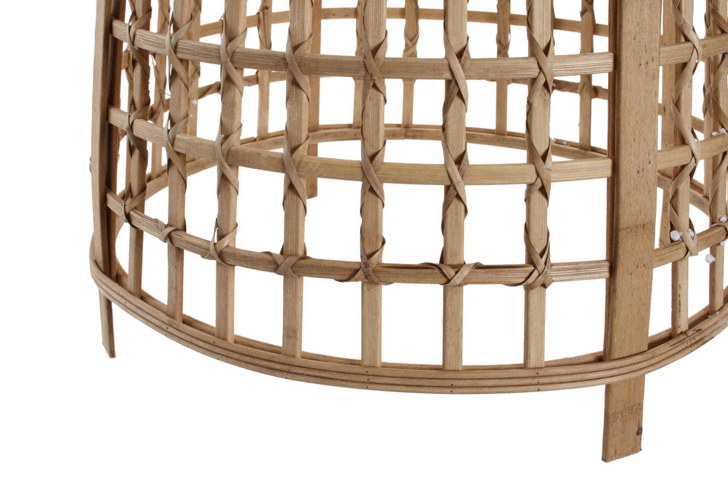 LAMPARA TECHO RATAN 42X42X63 NATURAL