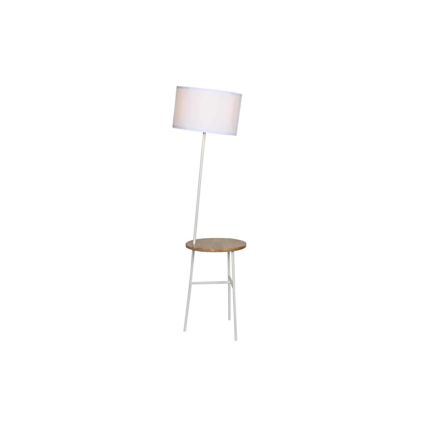 LAMPARA PIE METAL PINO 40X65X152 MESITA NATURAL
