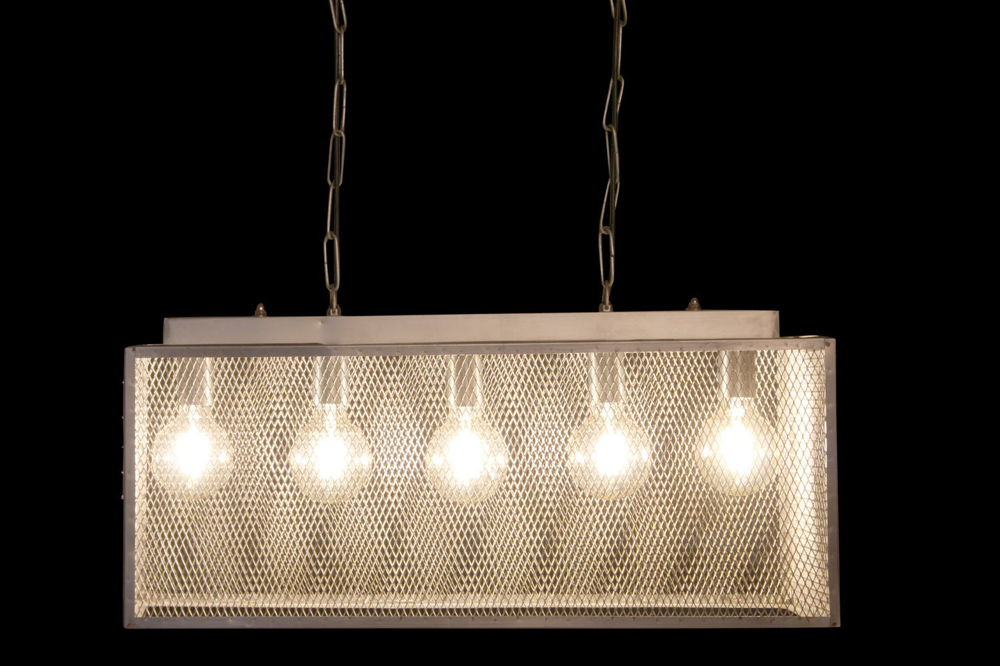 LAMPARA TECHO METAL 79X26X120 GRIS