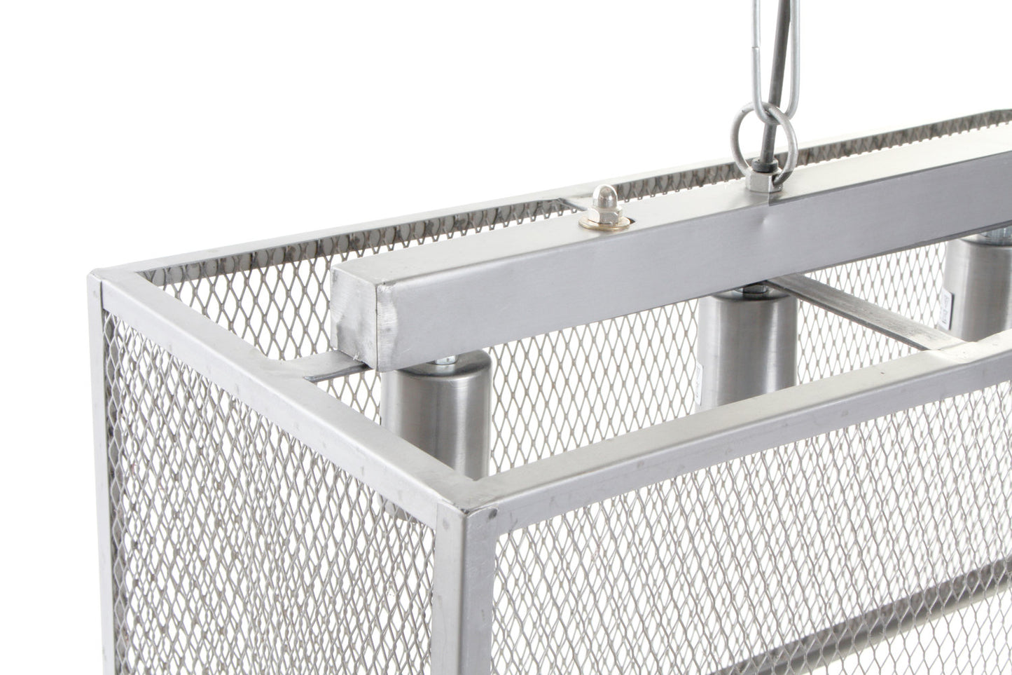 LAMPARA TECHO METAL 79X26X120 GRIS