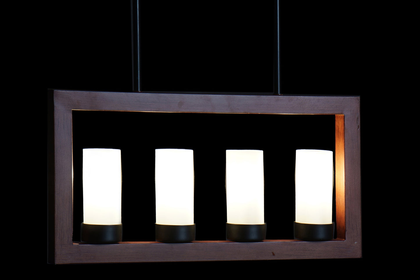 LAMPARA TECHO ALUMINIO CRISTAL 52X10X30