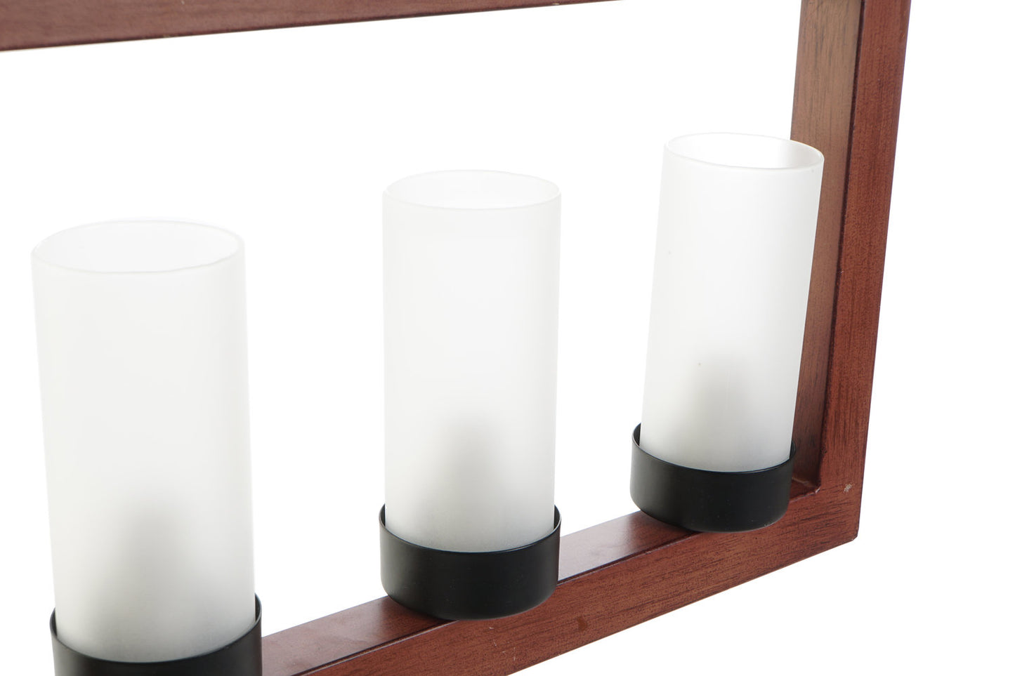 LAMPARA TECHO ALUMINIO CRISTAL 52X10X30