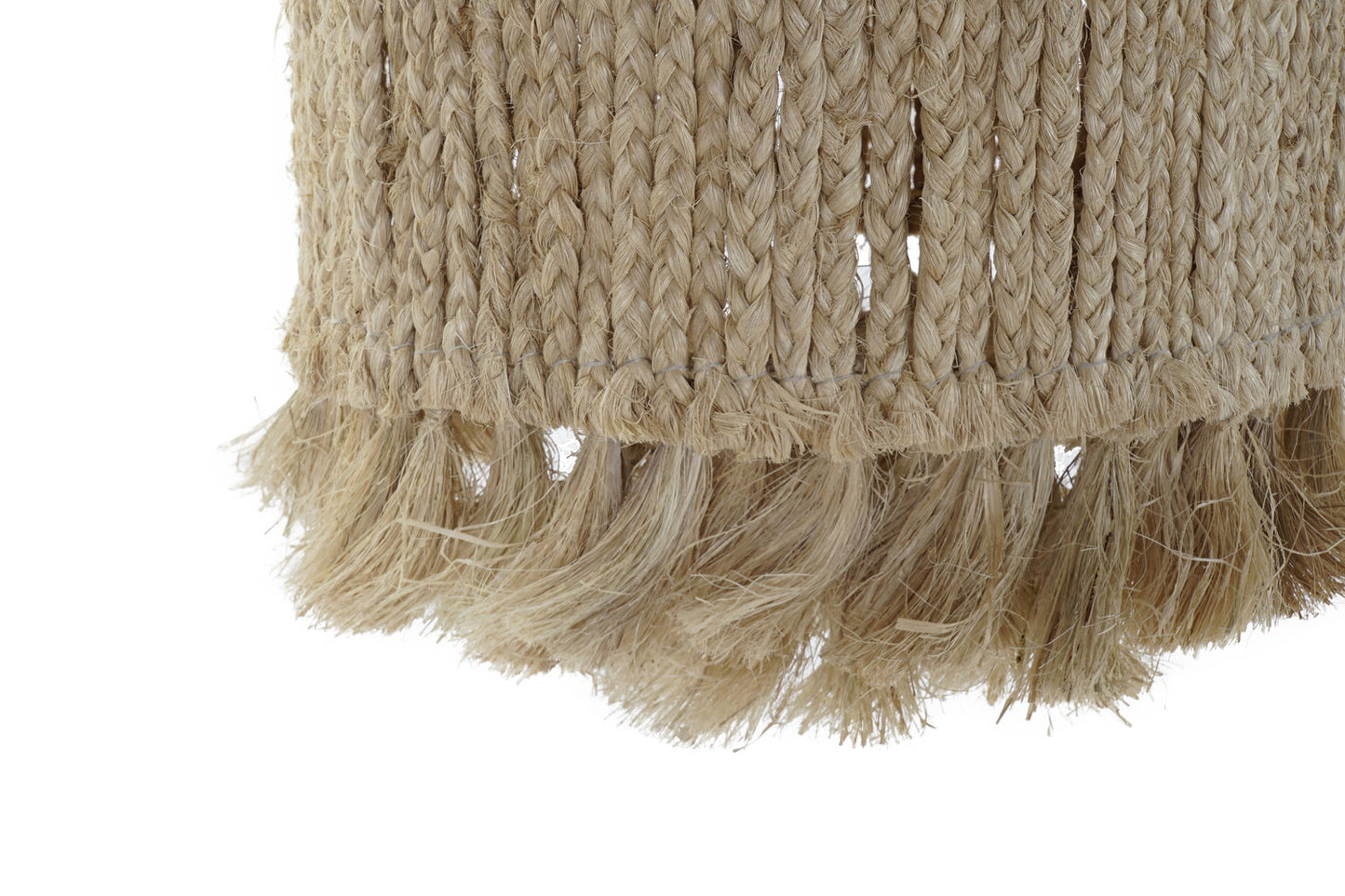 PANTALLA FIBRA METAL 40X40X50 NATURAL