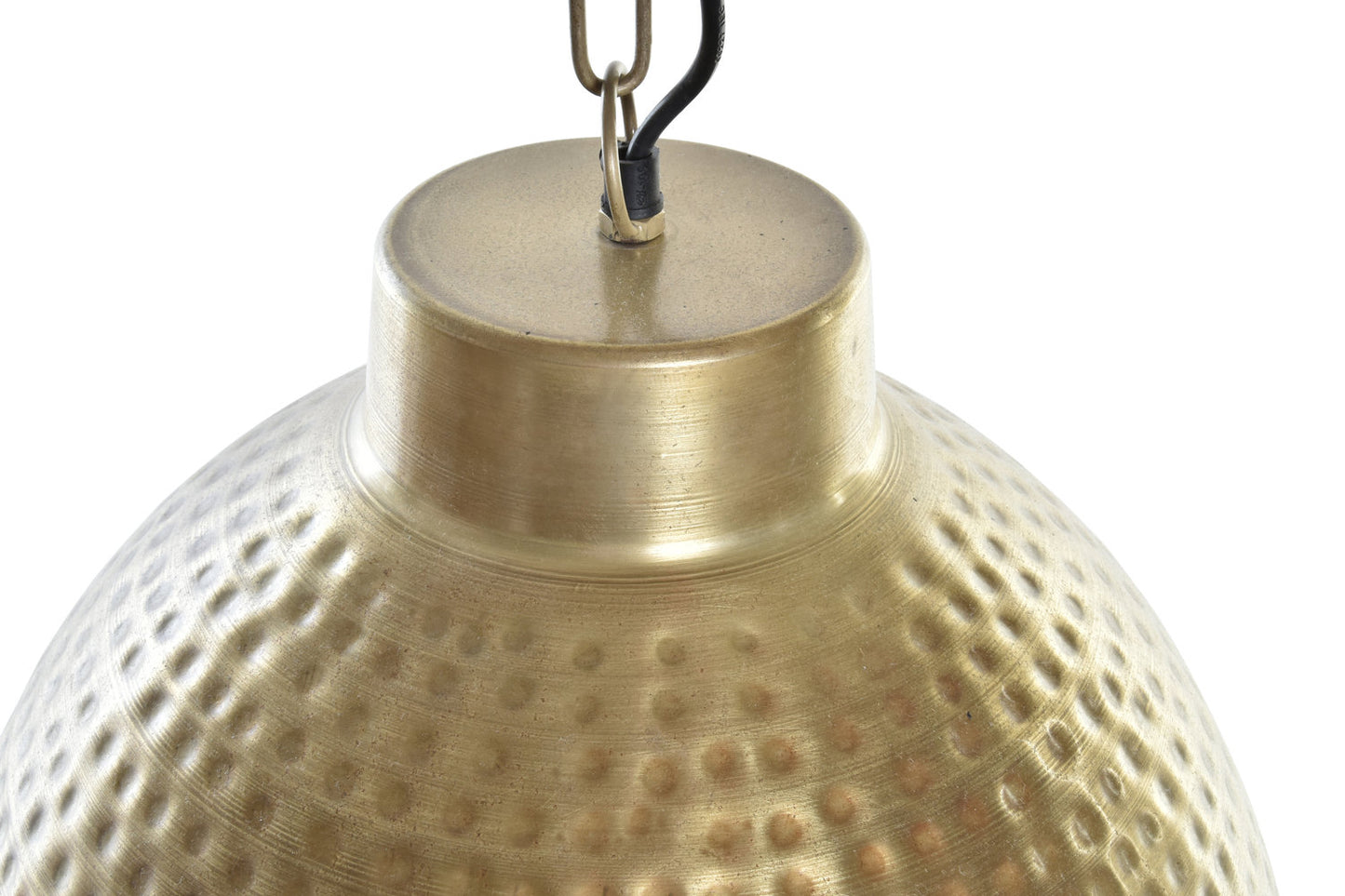 LAMPARA TECHO METAL 41X41X34 DORADO