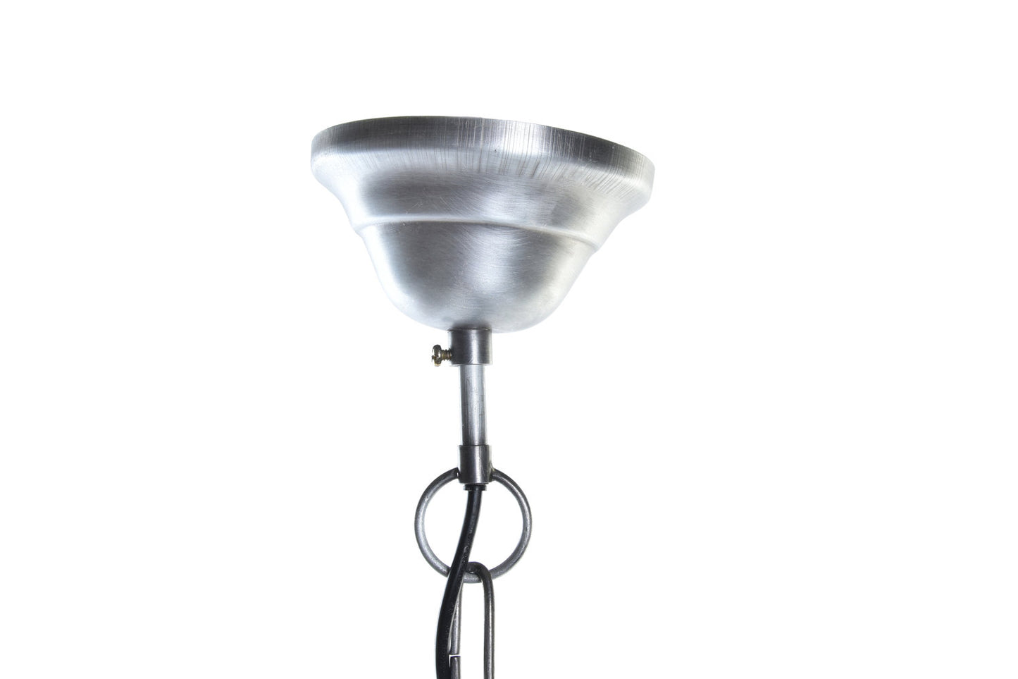 LAMPARA TECHO METAL 41X41X34 PLATEADO