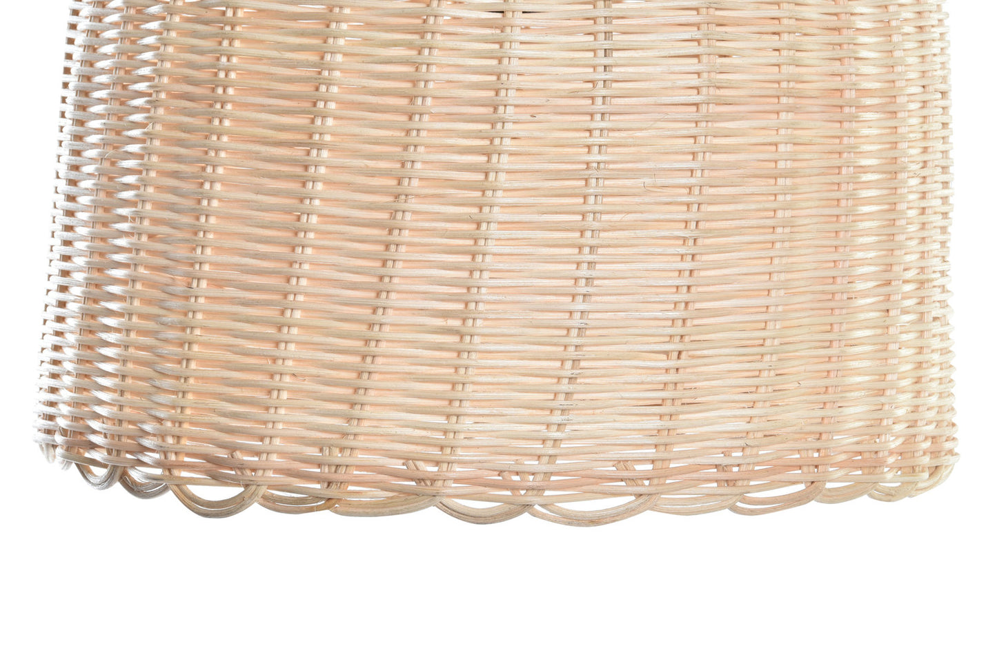 LAMPARA TECHO RATAN 39X39X30 NATURAL