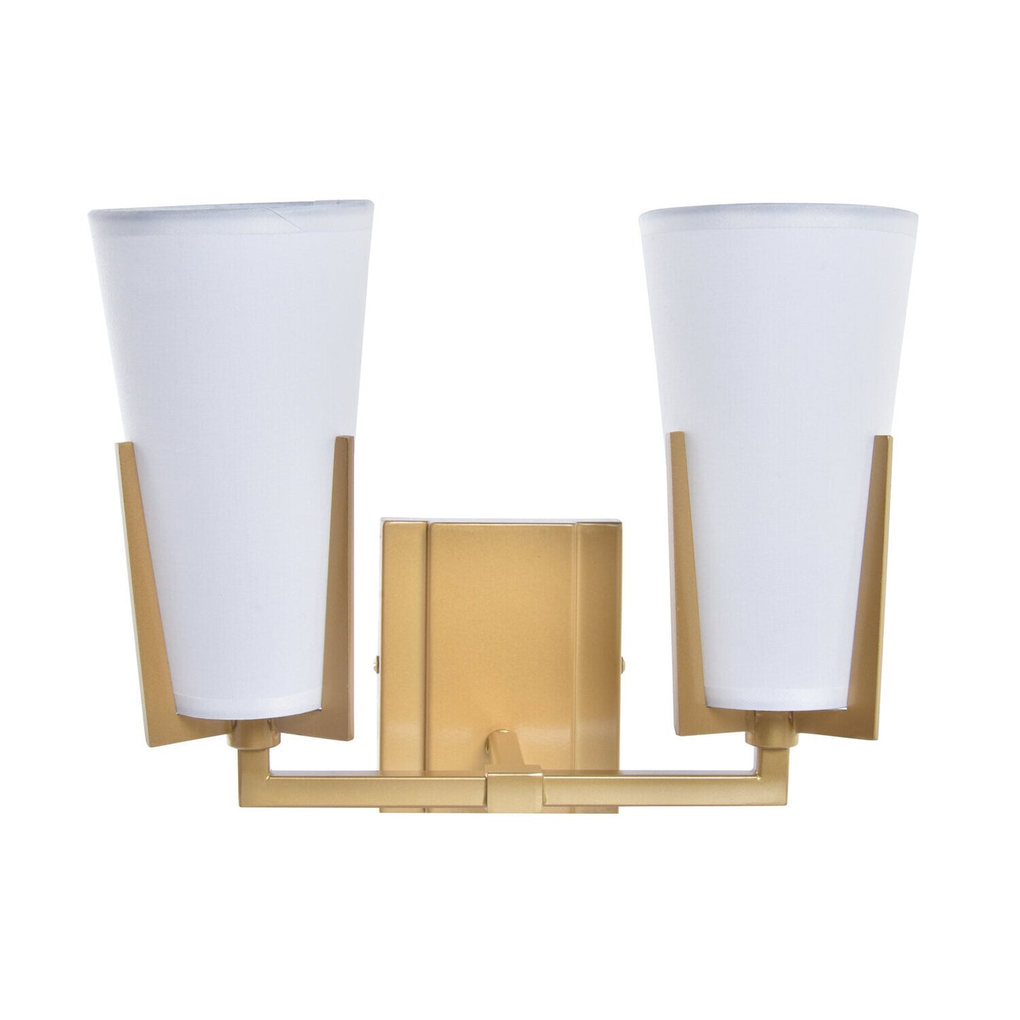 LAMPARA APLIQUE METAL POLIESTER 30X18X23 DOBLE