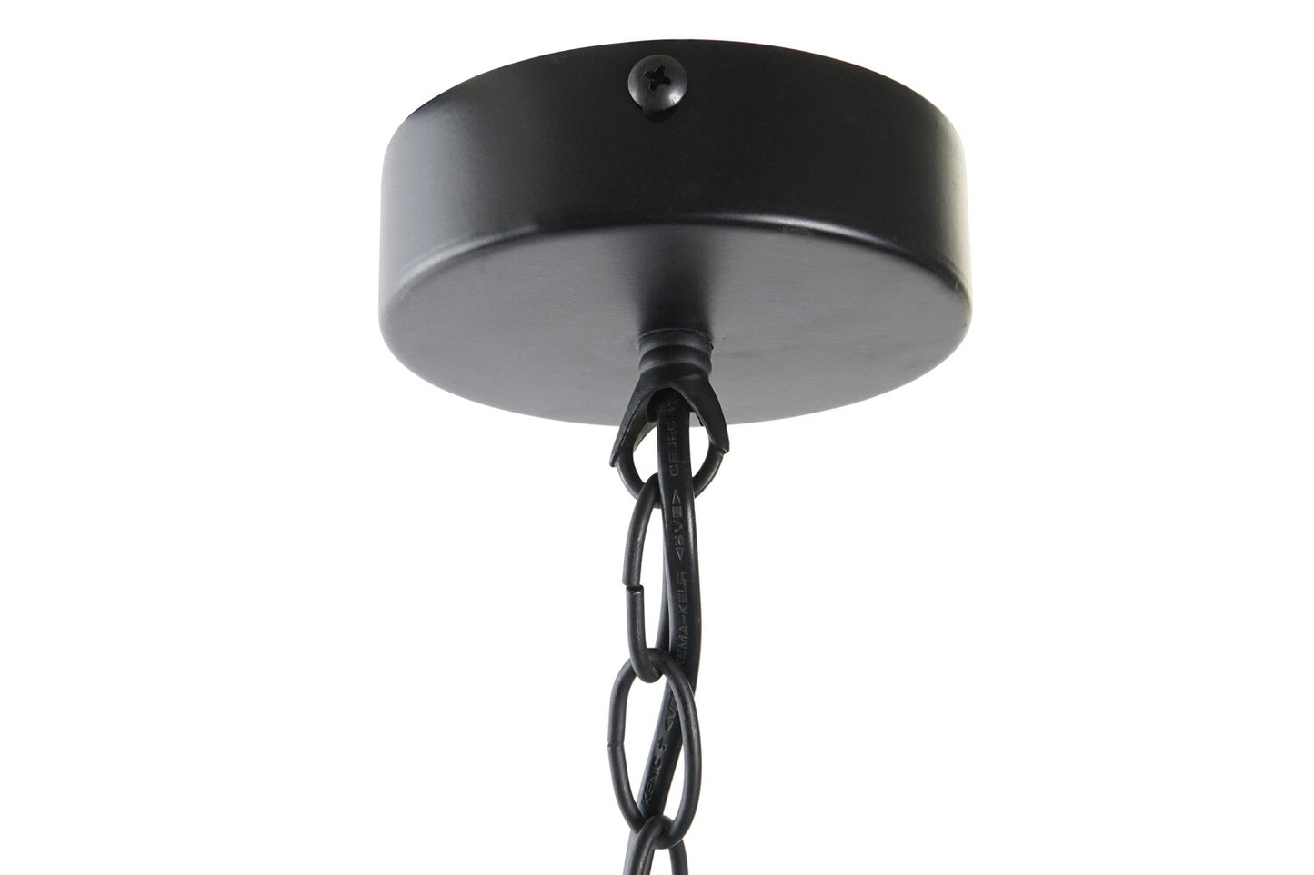 LAMPARA TECHO METAL 30X30X28 NEGRO