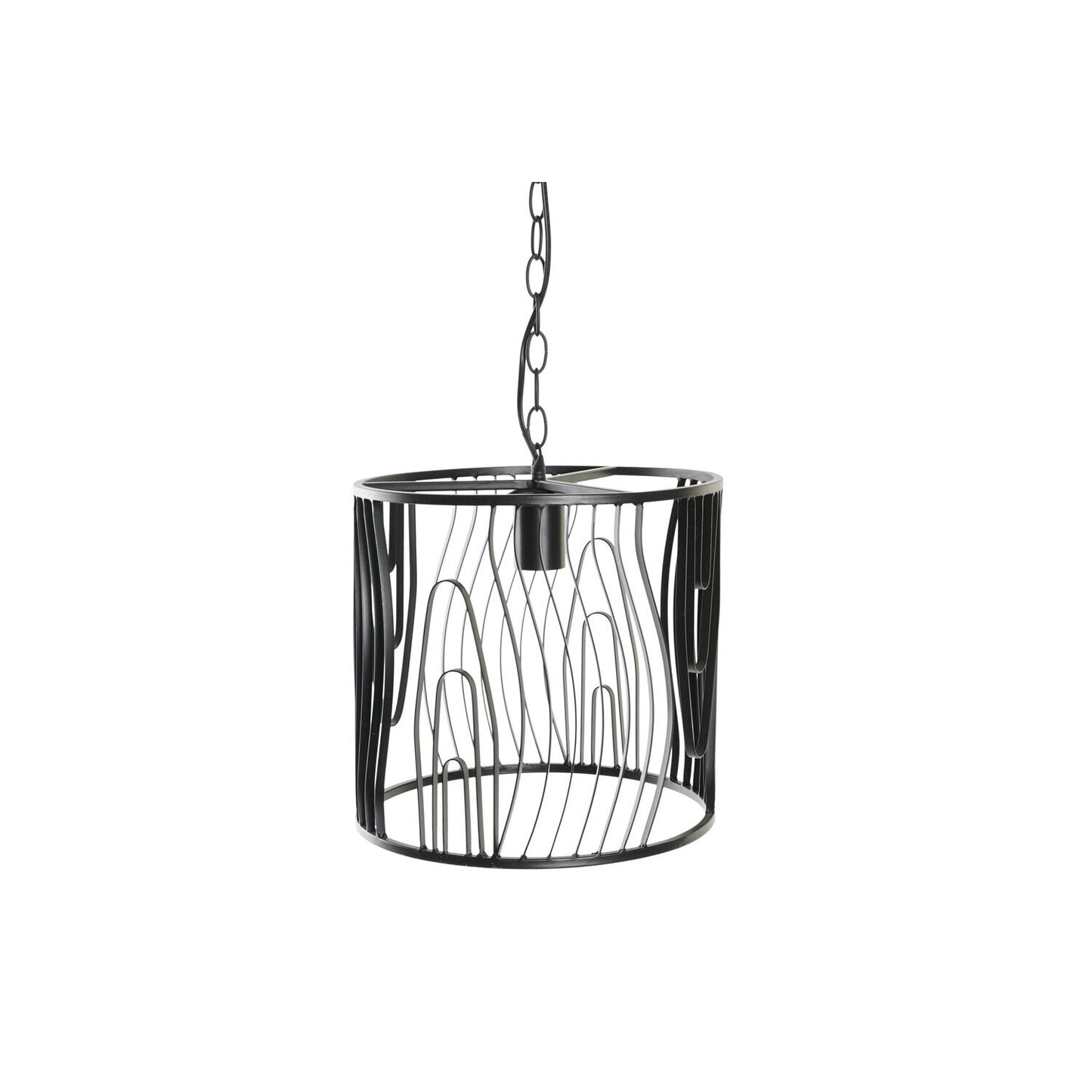LAMPARA TECHO METAL 30X30X28 NEGRO