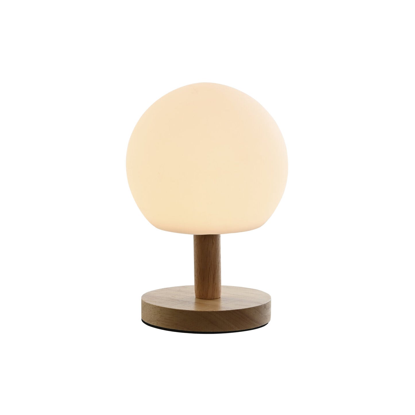 LAMPARA SOBREMESA PE MADERA 12X12X23 E27 IP20