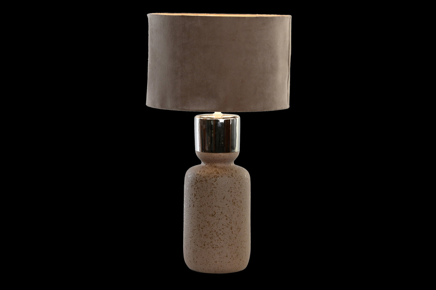 LAMPARA SOBREMESA CERAMICA POLIESTER 30X30X54