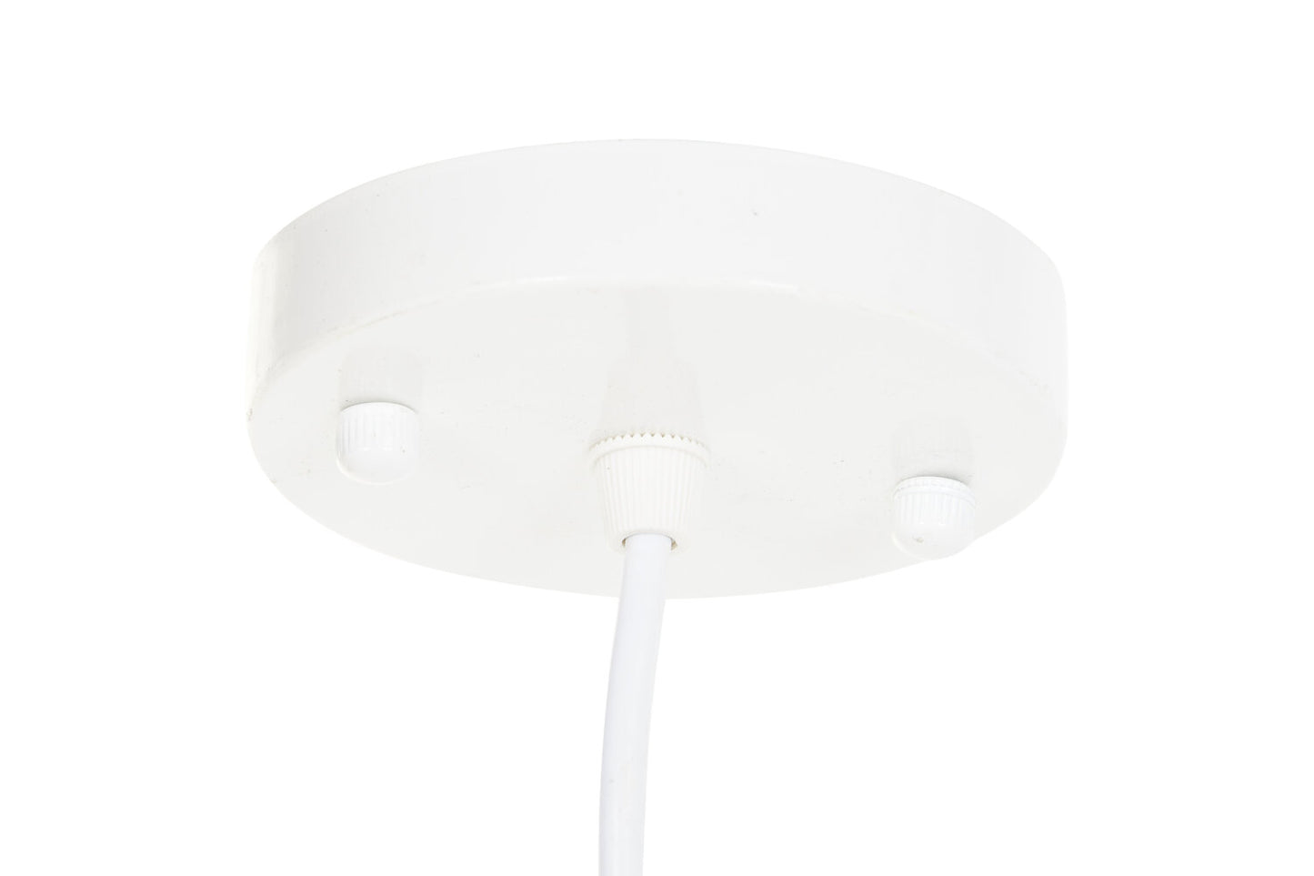 LAMPARA TECHO RATAN 40X40X46 NATURAL MARRON