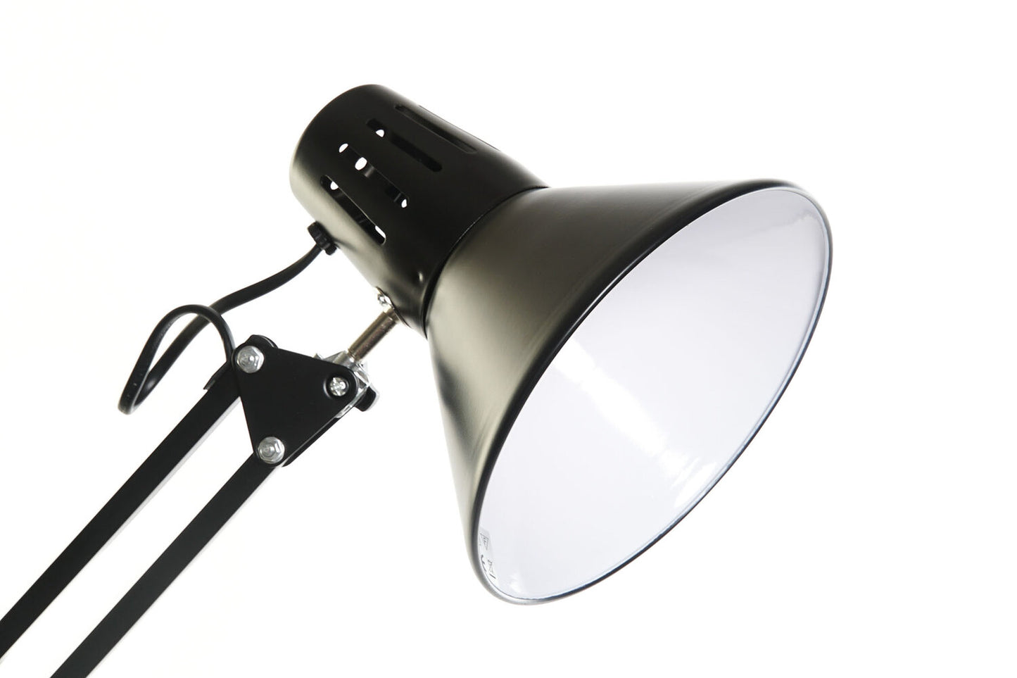 LAMPARA SOBREMESA METAL 22X39X69 FLEXO NEGRO