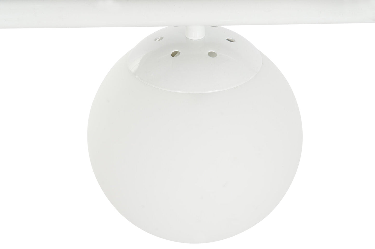 LAMPARA TECHO METAL CRISTAL 98X21X22 BOLAS BLANCO