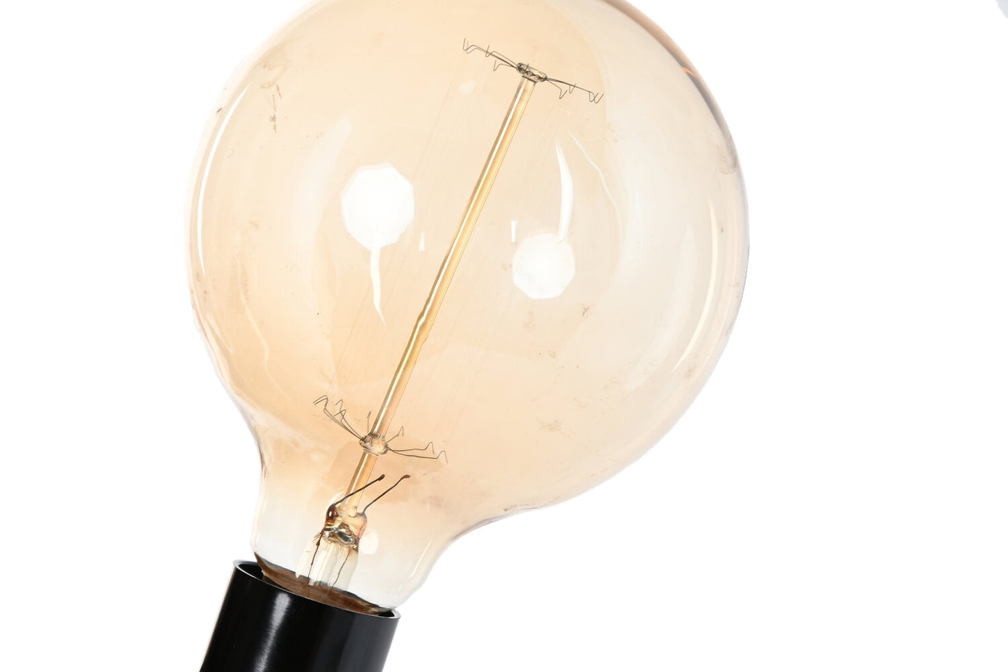 LAMPARA SOBREMESA RESINA 35X21:7X29 RINO NEGRO