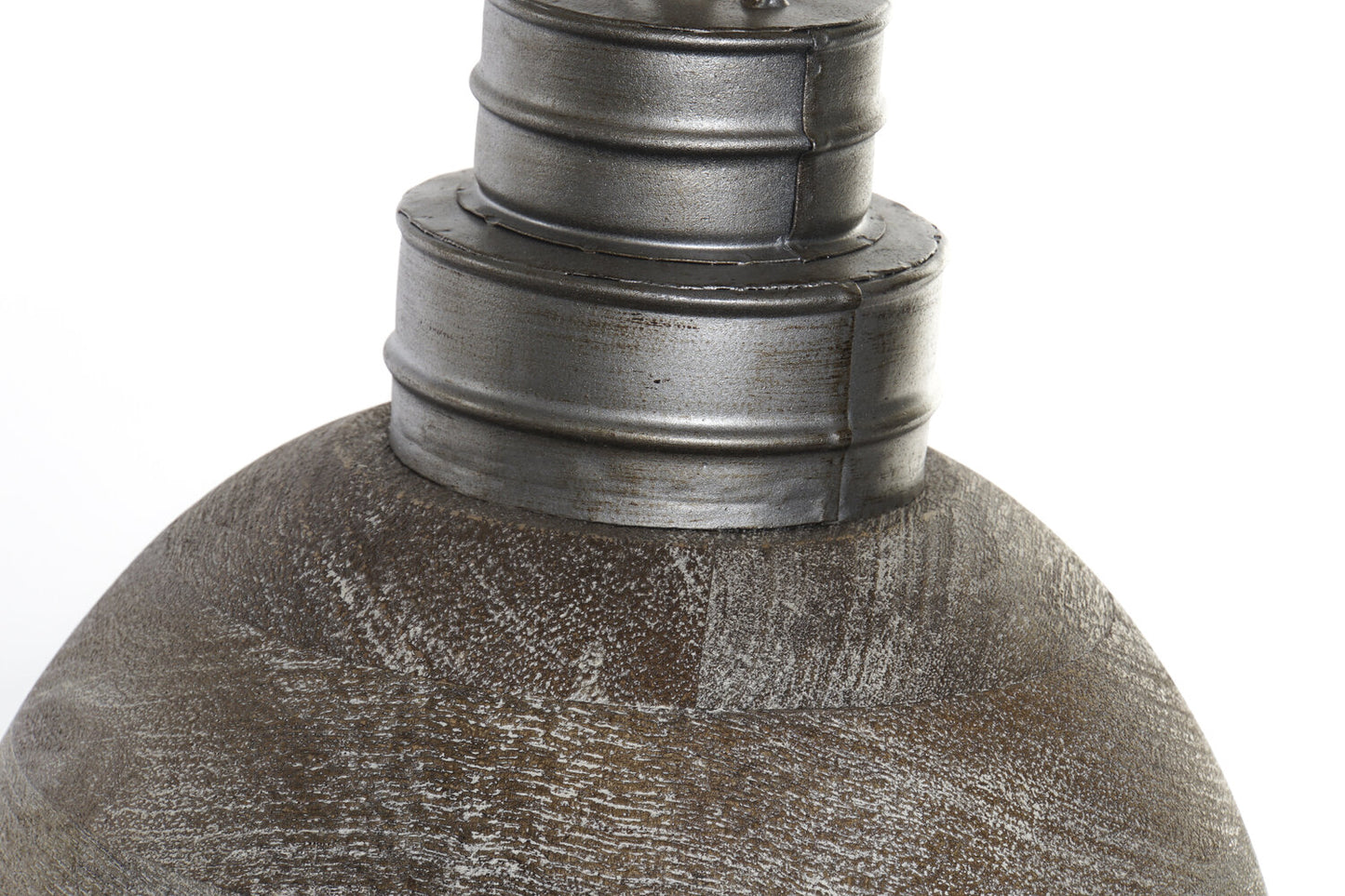 LAMPARA TECHO METAL MANGO 29X29X28