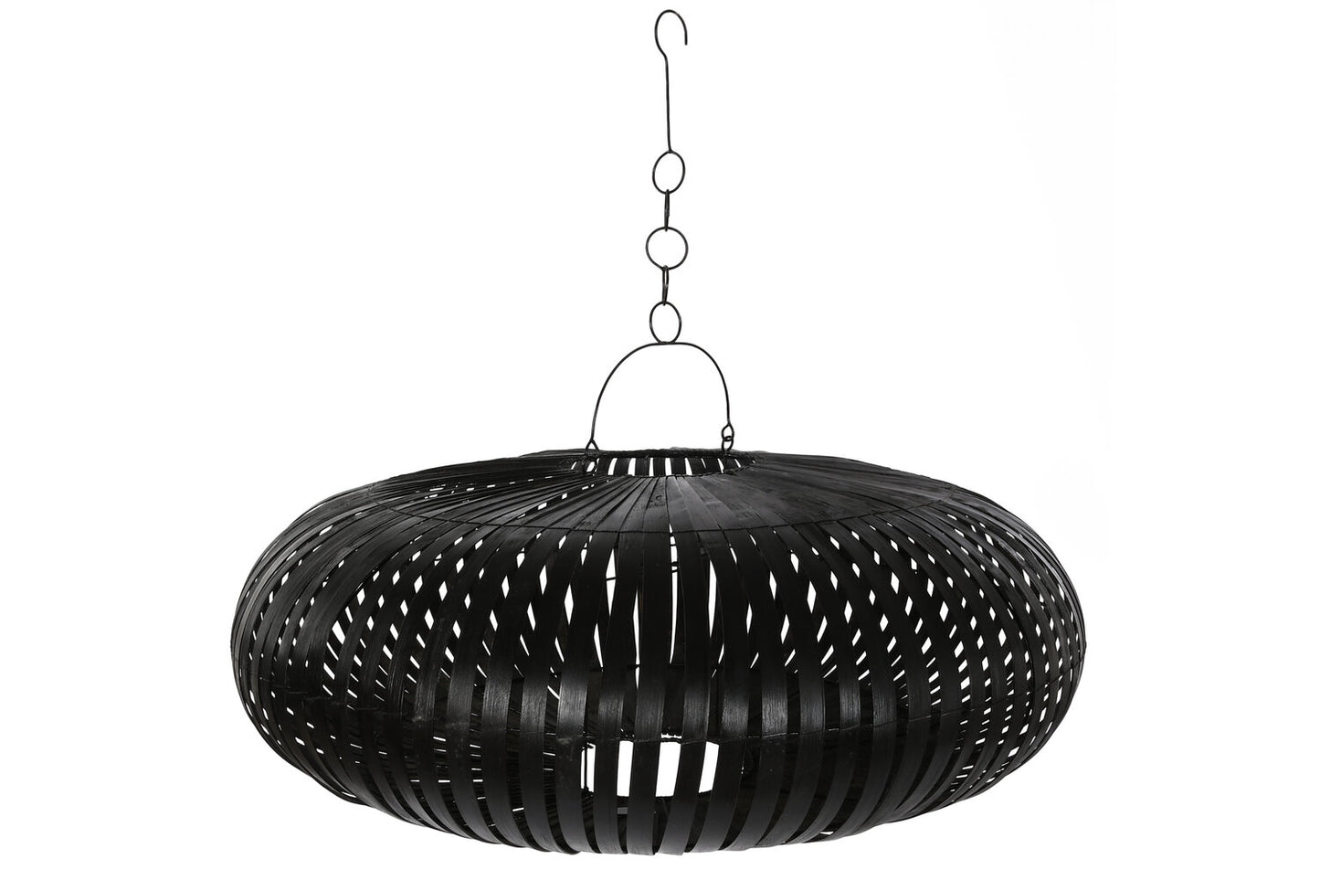 PANTALLA BAMBU 80X80X30 TECHO NEGRO