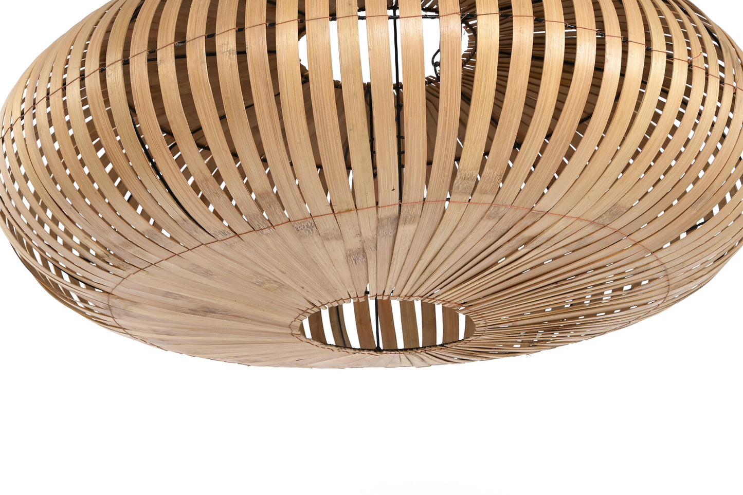 PANTALLA BAMBU 80X80X33 TECHO NATURAL