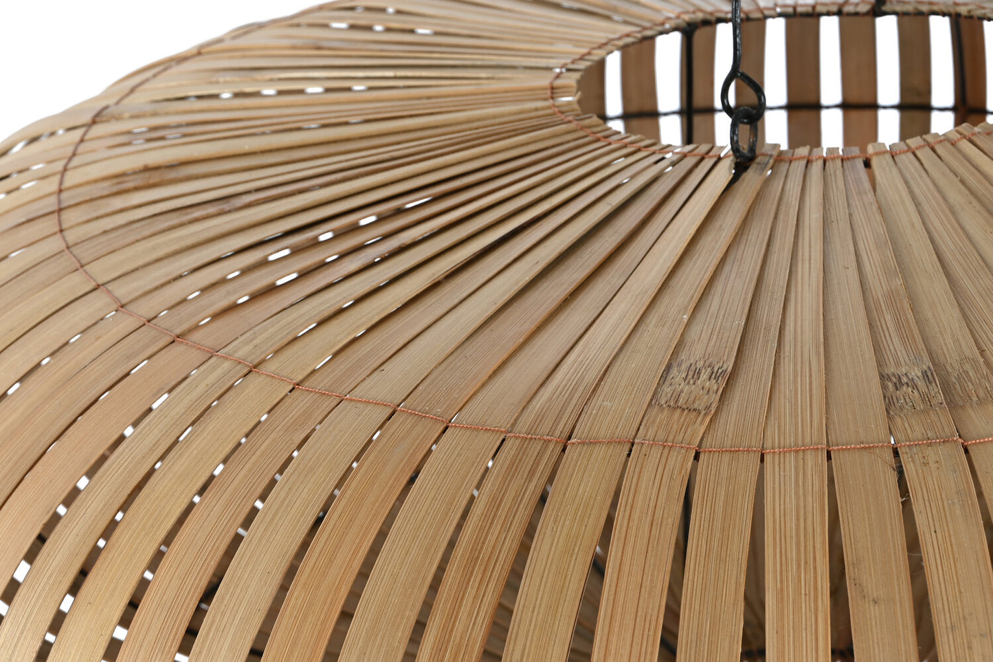 PANTALLA BAMBU 80X80X33 TECHO NATURAL