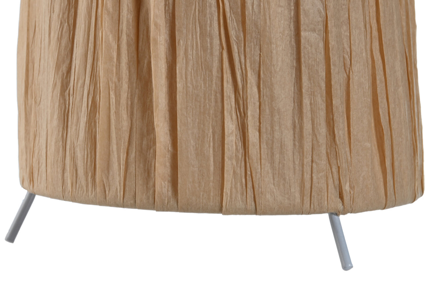 LAMPARA SOBREMESA RAFIA METAL 27X27X40 NATURAL