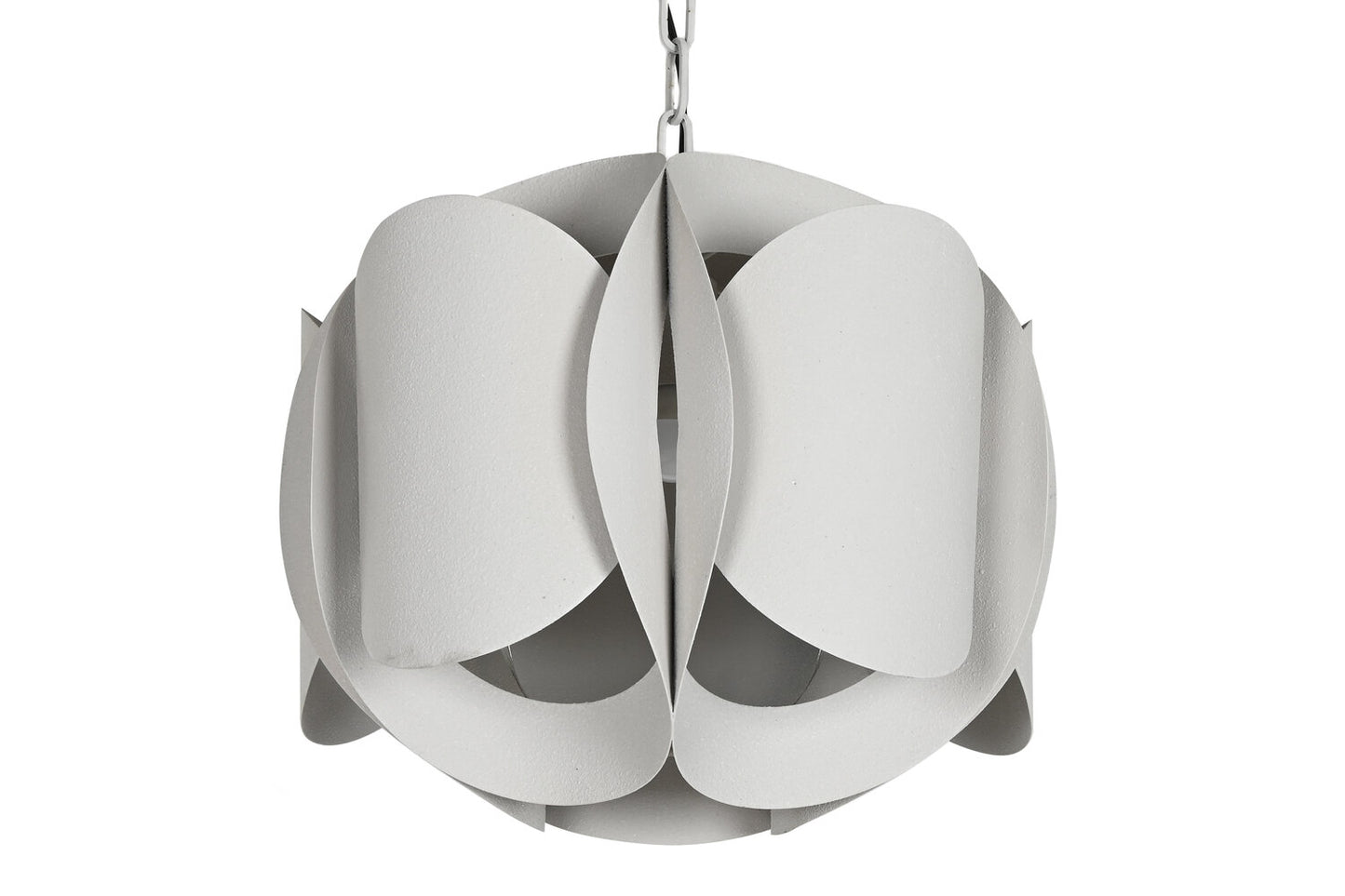 LAMPARA TECHO METAL 42X42X36 RUGOSO BEIGE