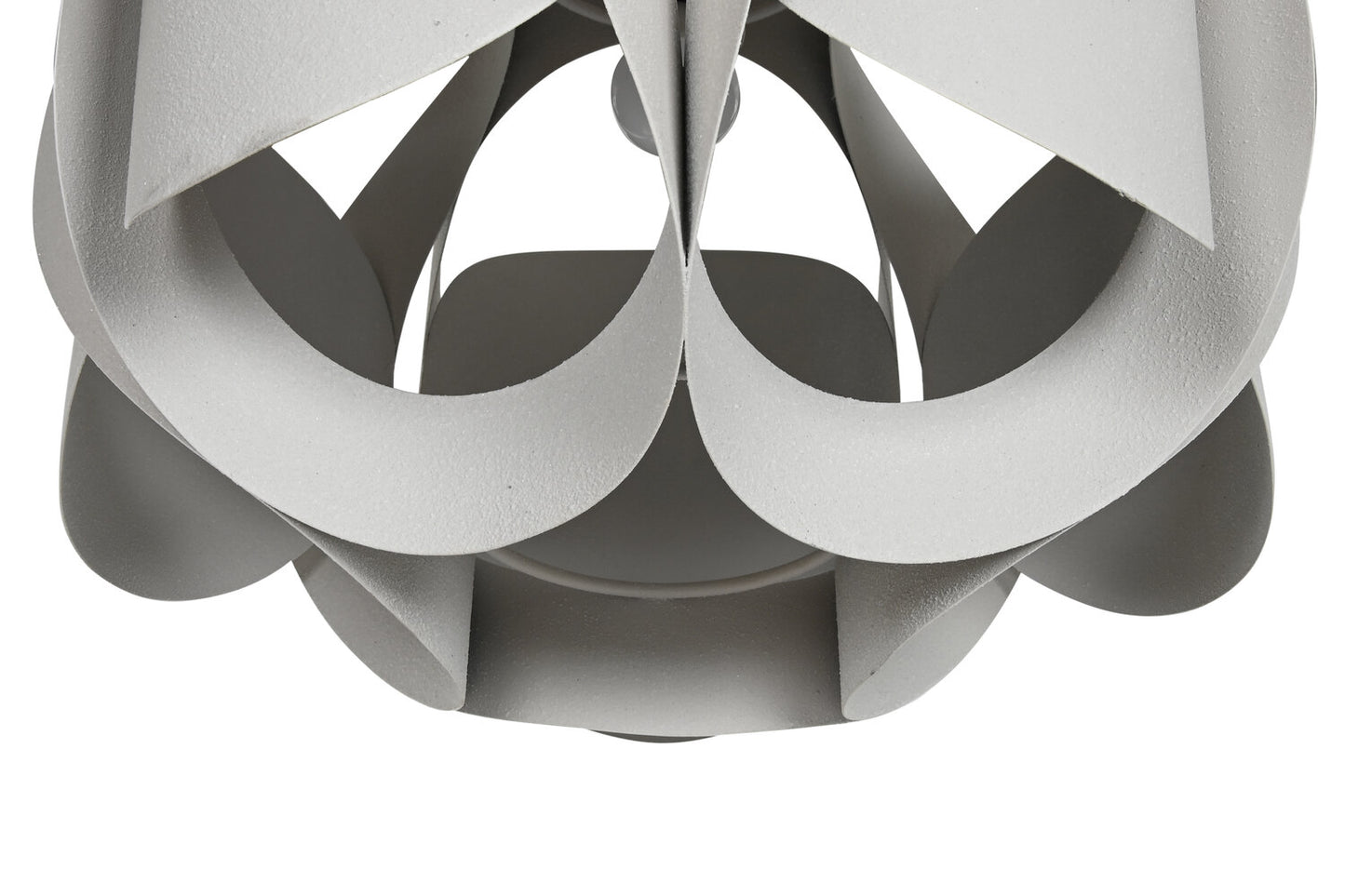 LAMPARA TECHO METAL 42X42X36 RUGOSO BEIGE