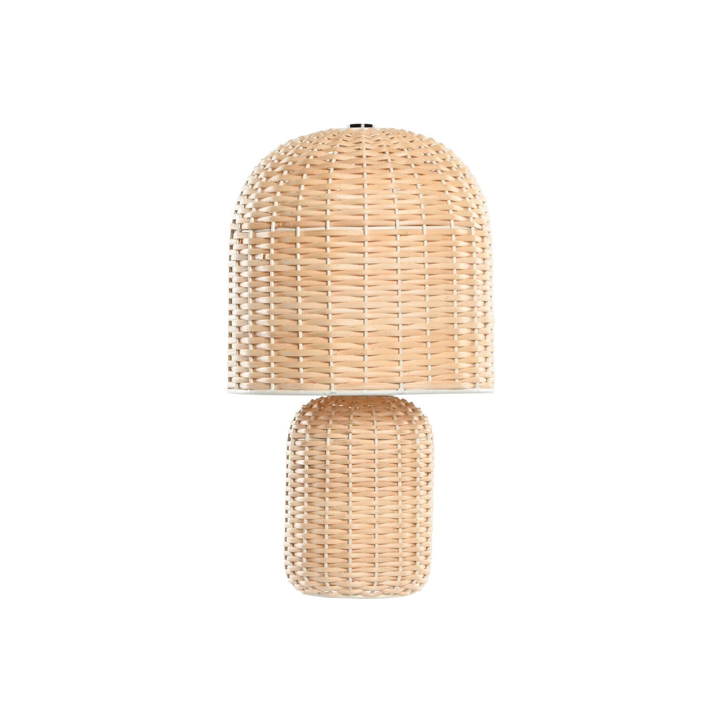 LAMPARA SOBREMESA RATAN 25X25X41 BEIGE