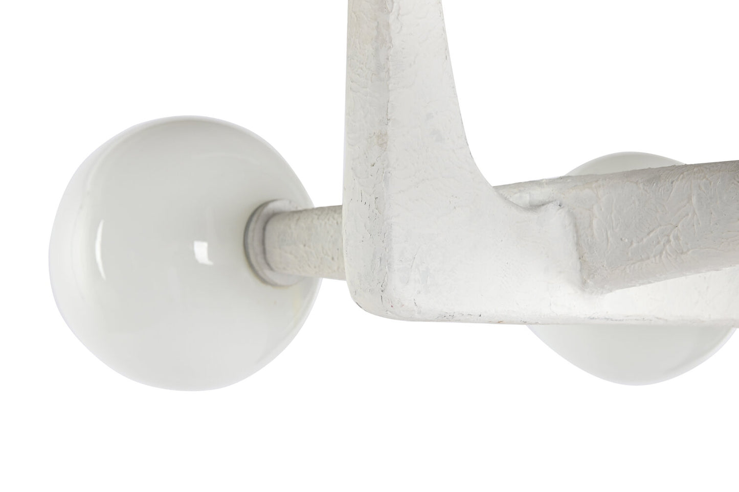 LAMPARA TECHO METAL CRISTAL 110X45X120 BOLA BLANCO