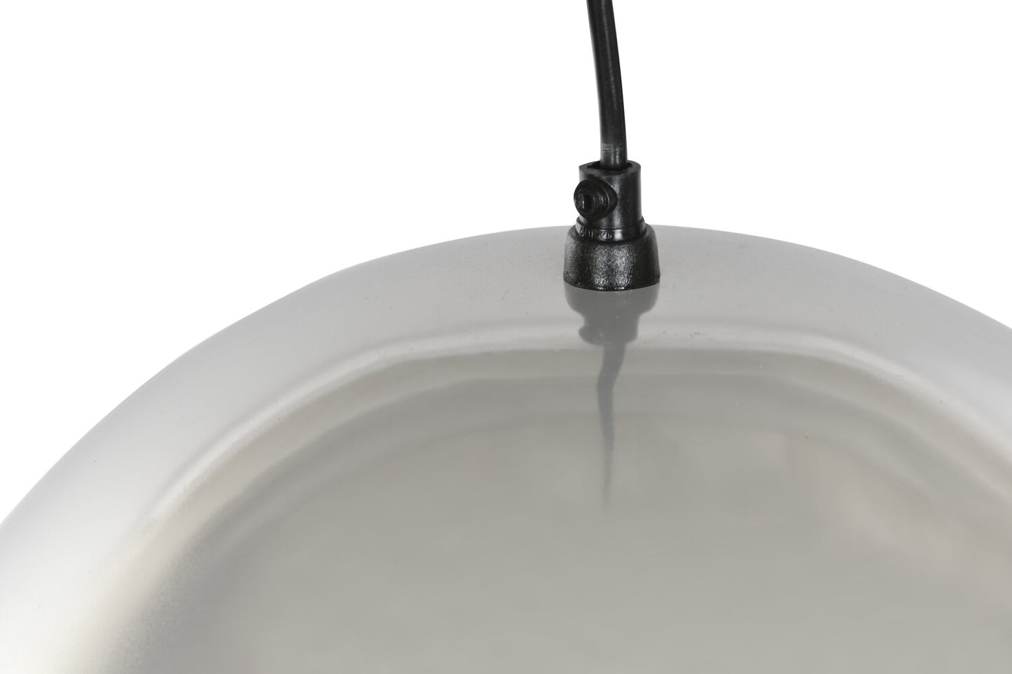 LAMPARA TECHO METAL 32X32X28 CROMADO PLATEADO