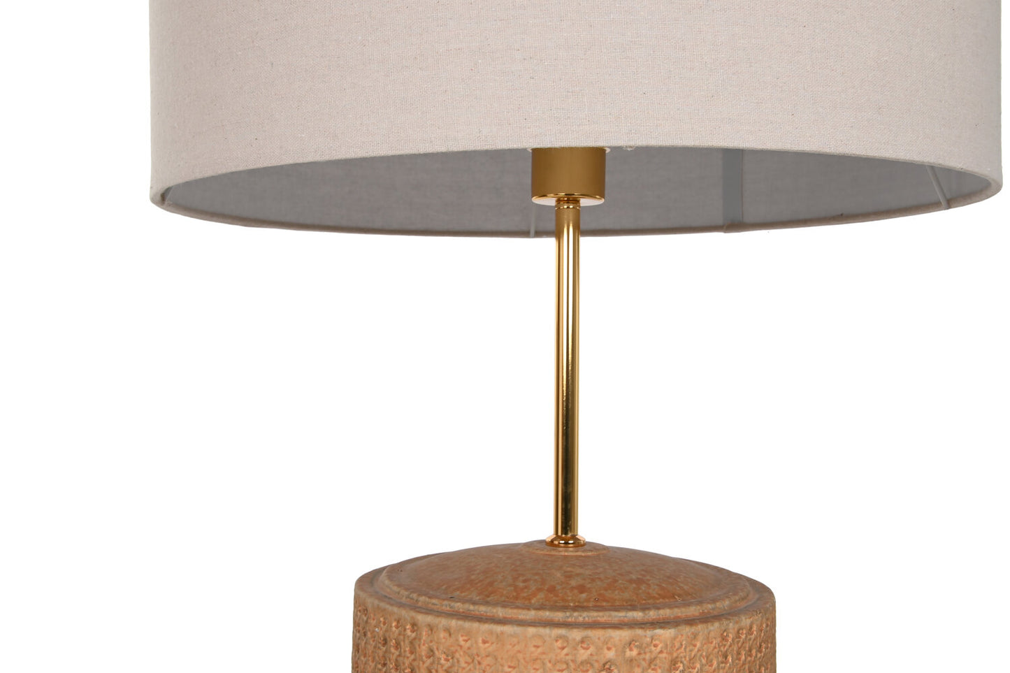LAMPARA PIE CERAMICA LINO 50X50X124:5 BEIGE