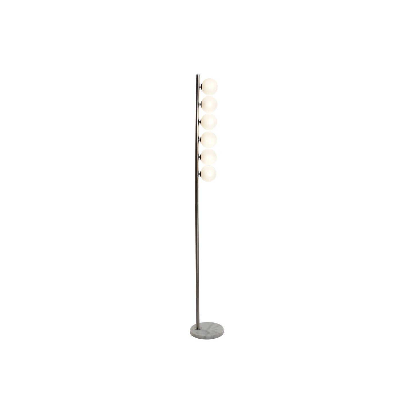 LAMPARA PIE METAL CRISTAL 22X22X162 CROMADO