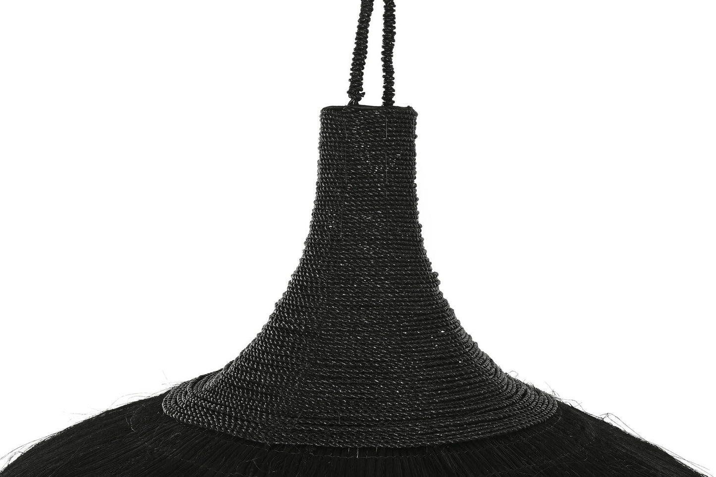 LAMPARA TECHO FIBRAS NATURALES 100X100X77