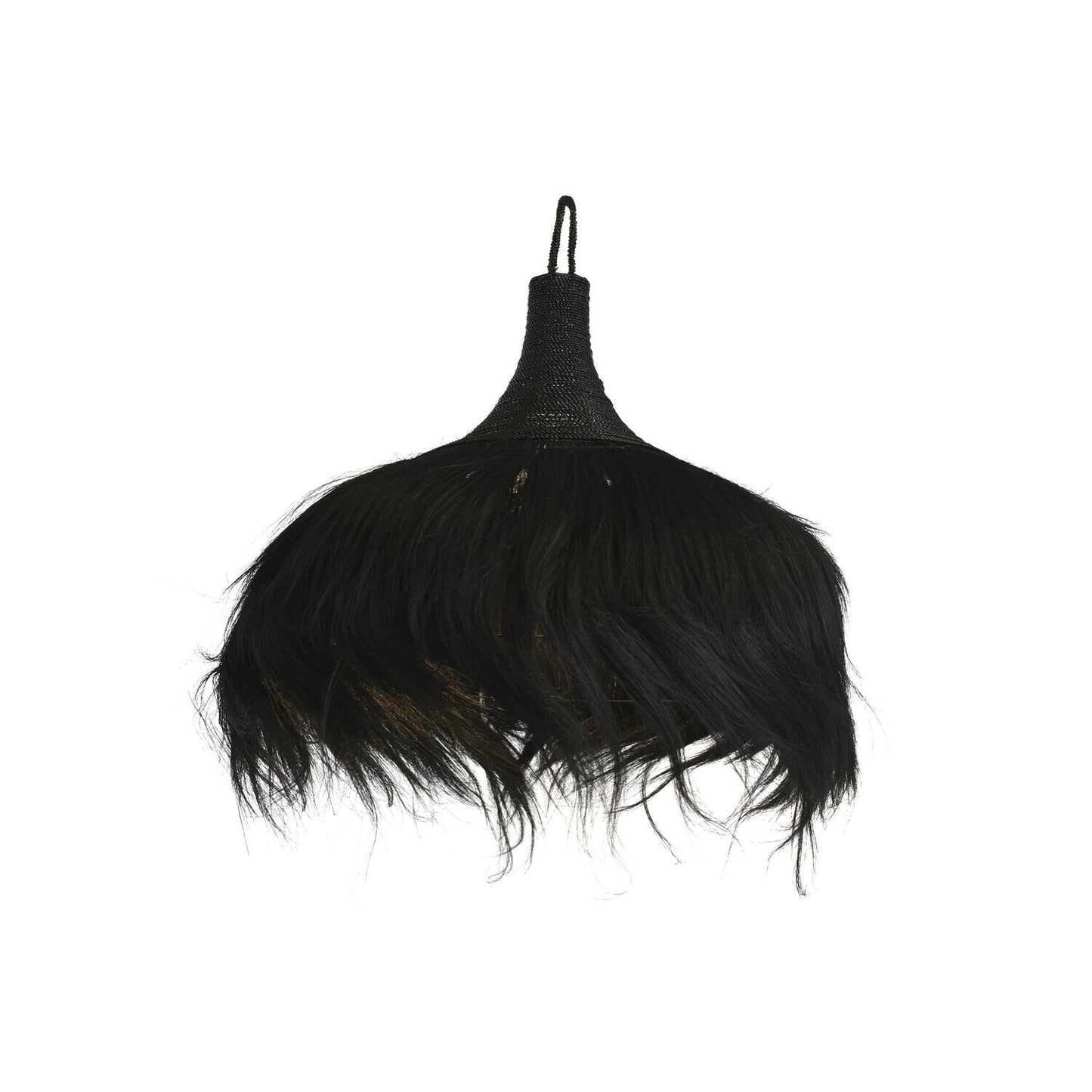 LAMPARA TECHO FIBRAS NATURALES 100X100X77