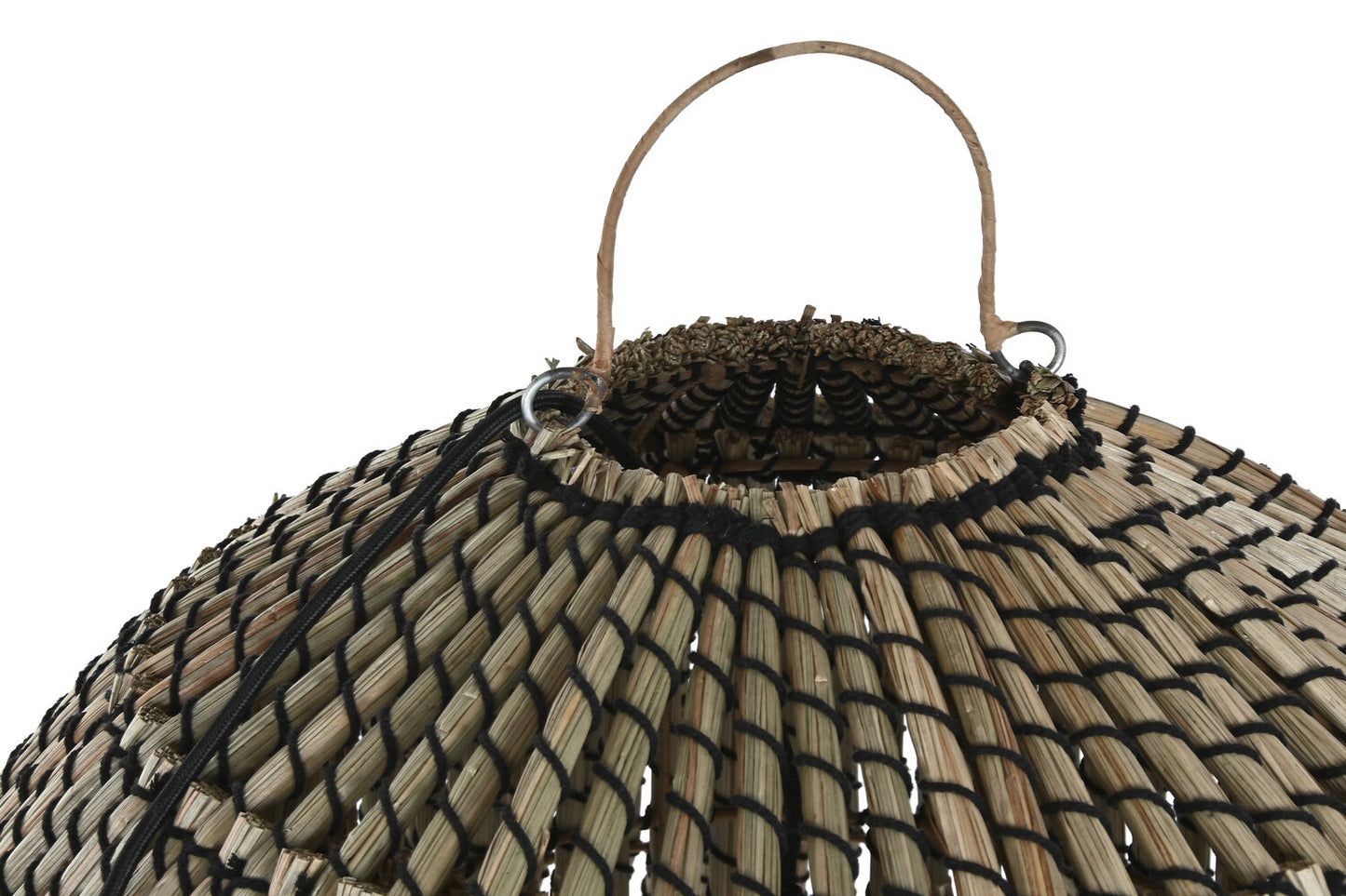 LAMPARA TECHO FIBRAS NATURALES 74X74X65