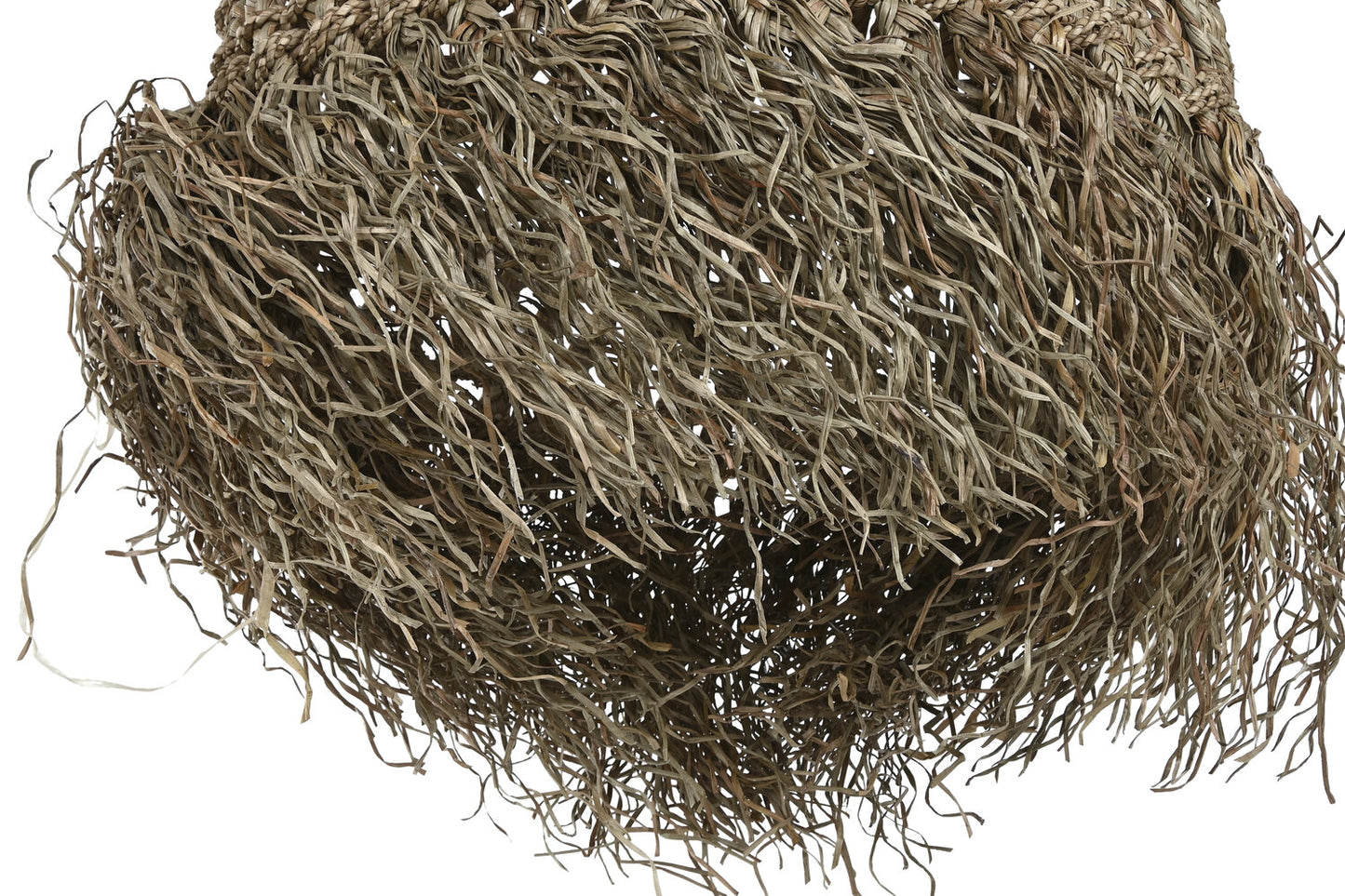 LAMPARA TECHO FIBRAS NATURALES 55X55X77