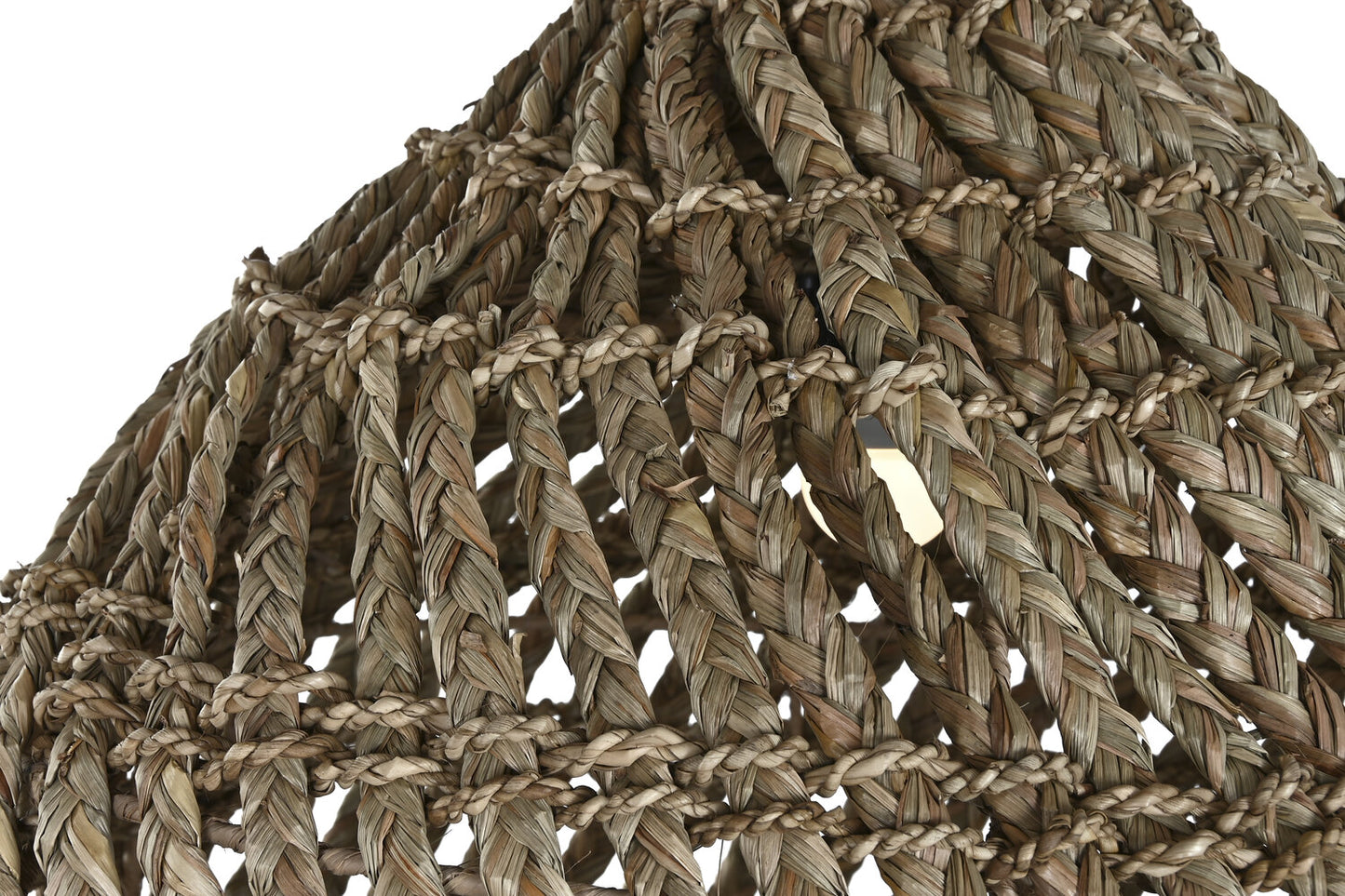 LAMPARA TECHO FIBRAS NATURALES 55X55X77