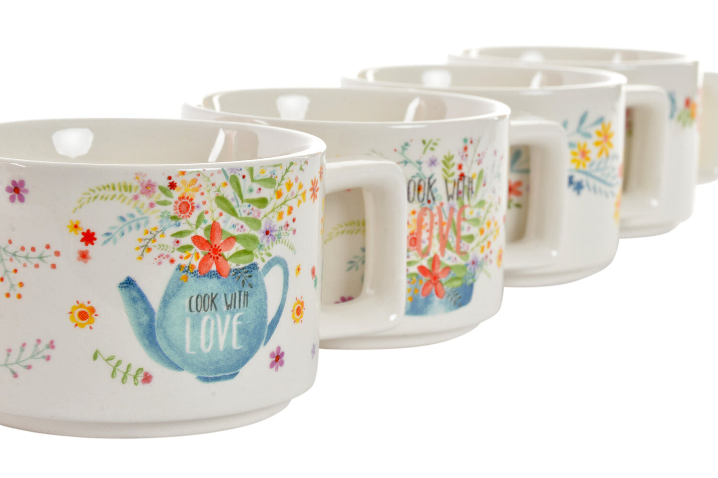 CAFE SET 4 DOLOMITE 13:5X10:5X25 260 COOK WITH LOV