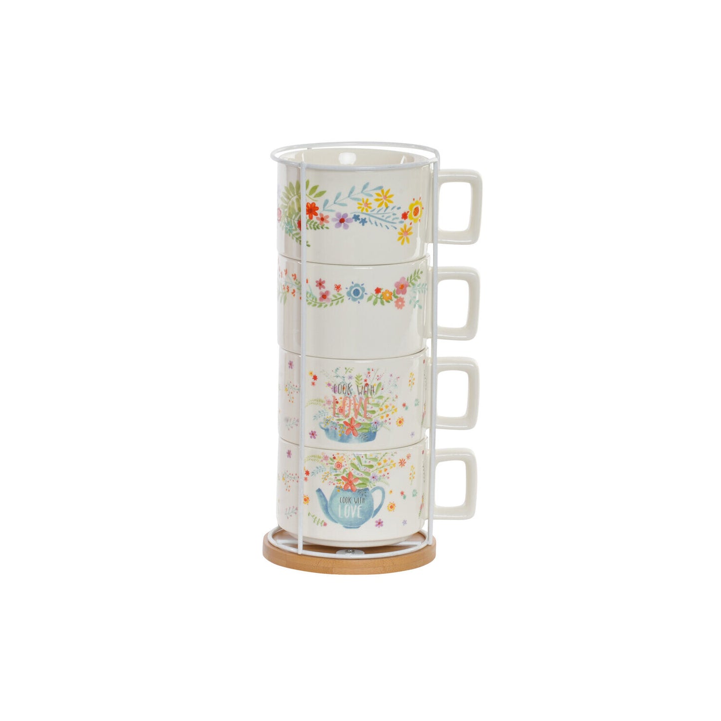 CAFE SET 4 DOLOMITE 13:5X10:5X25 260 COOK WITH LOV