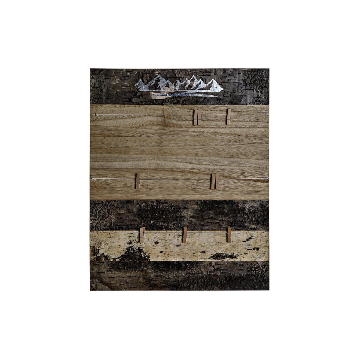 PORTAFOTO MADERA METAL 40X2X50 NATURAL MARRON