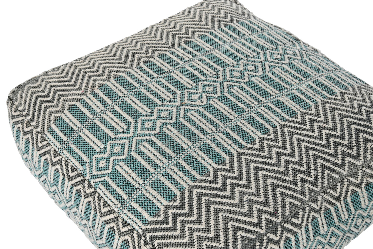 COJIN SUELO ALGODON 60X60X25 6300 GR: RAYAS AZUL