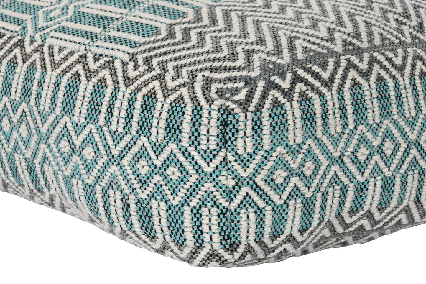 COJIN SUELO ALGODON 60X60X25 6300 GR: RAYAS AZUL