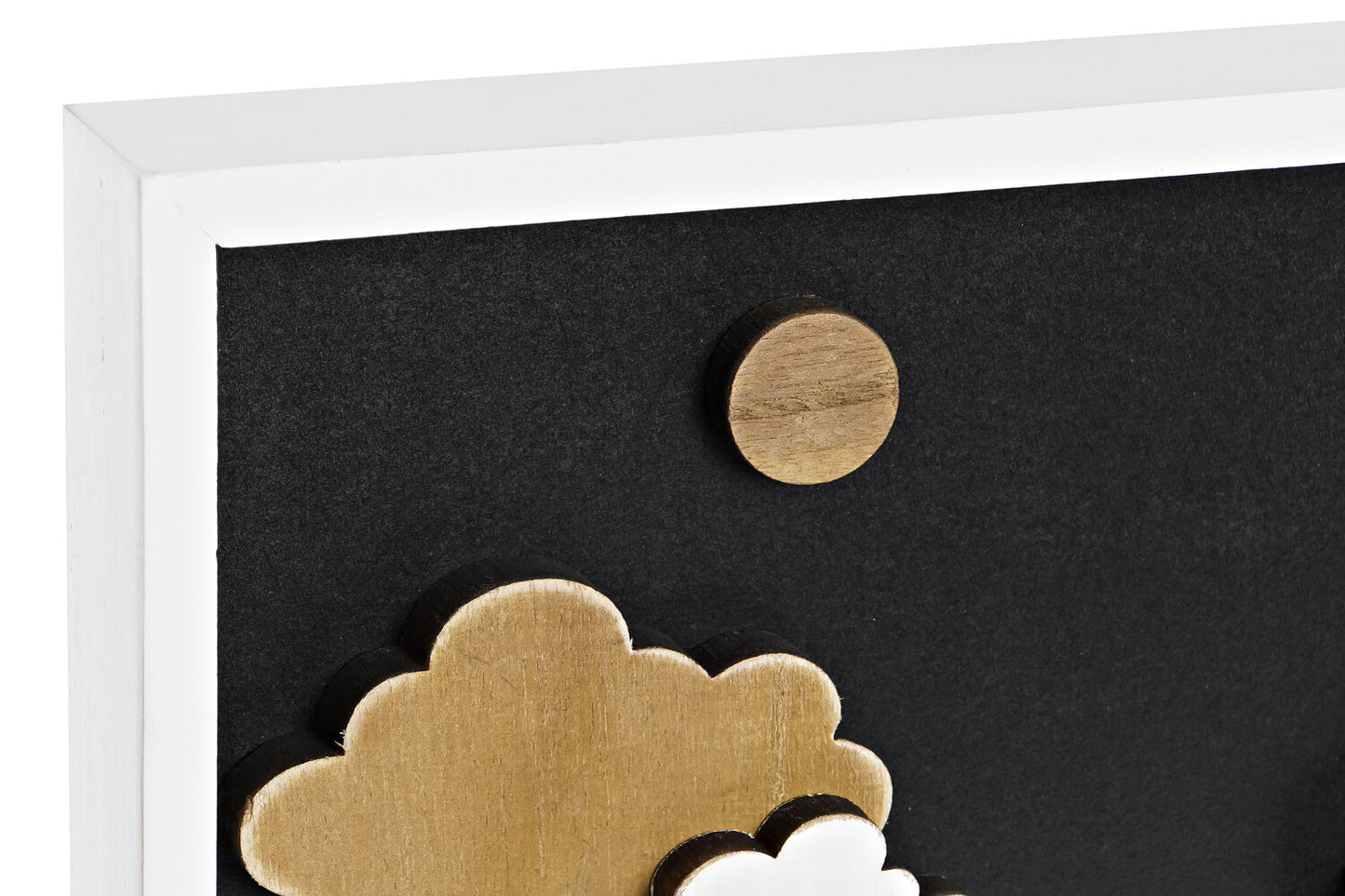 DECORACION PARED MADERA 40X3:5X20 CASAS BLANCO