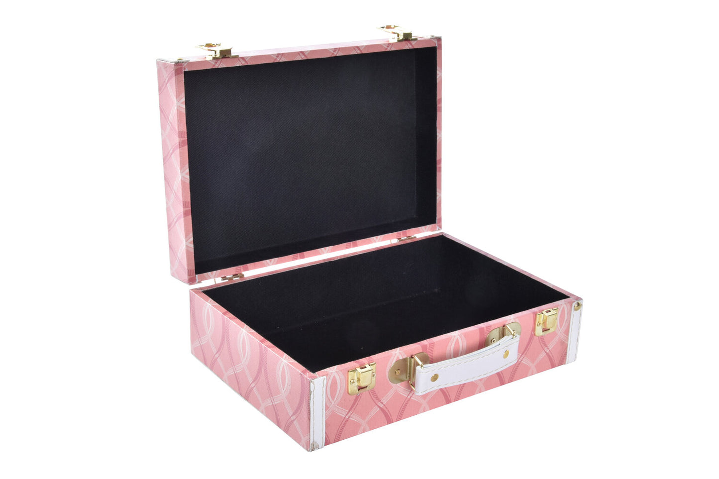 CAJA SET 3 LIENZO MADERA 40X31X15 NARANJA