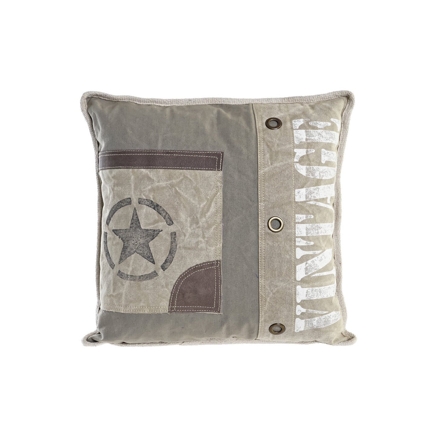 COJIN POLIESTER PIEL 45X15X45 450 GR GR STAR GRIS