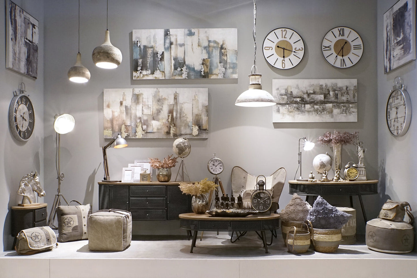 COJIN SUELO ALGODON PIEL 50X14X50 STAR ENVEJECIDO