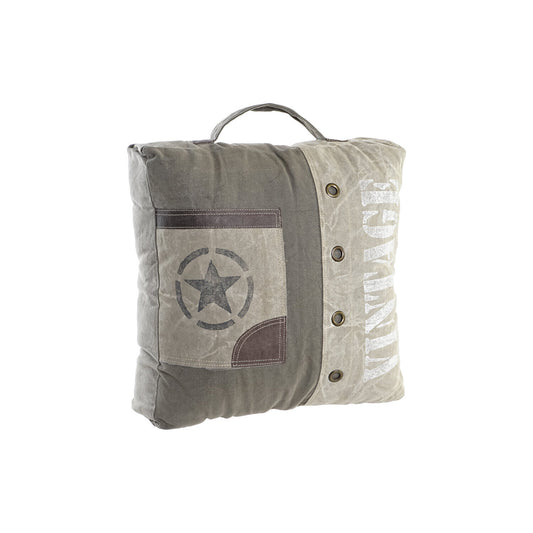 COJIN SUELO ALGODON PIEL 50X14X50 STAR ENVEJECIDO