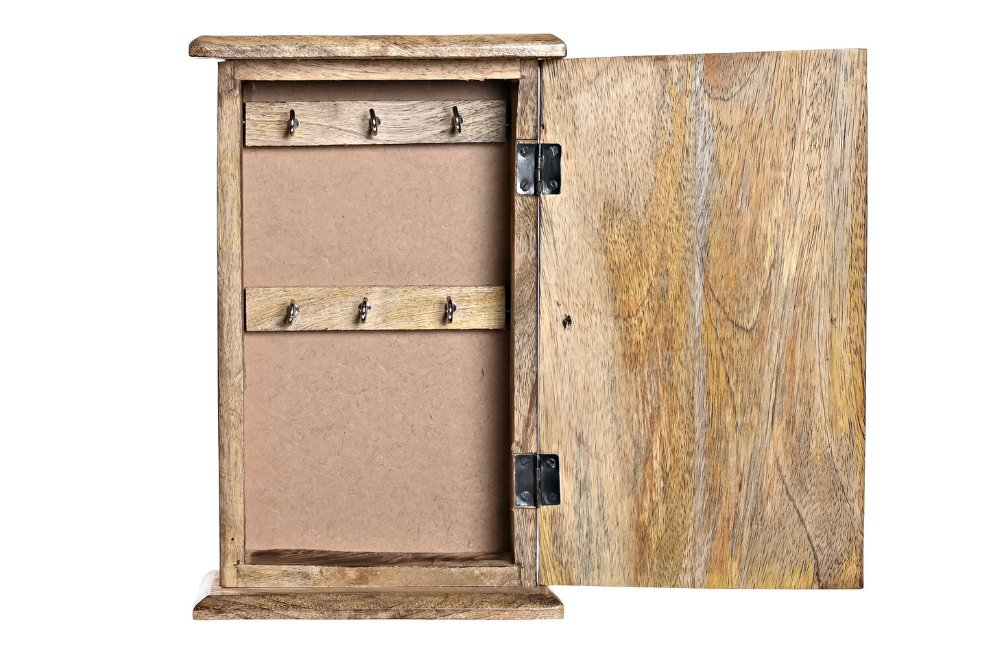 GUARDALLAVES MANGO 18X7:5X28 BUDA TALLADO MARRON