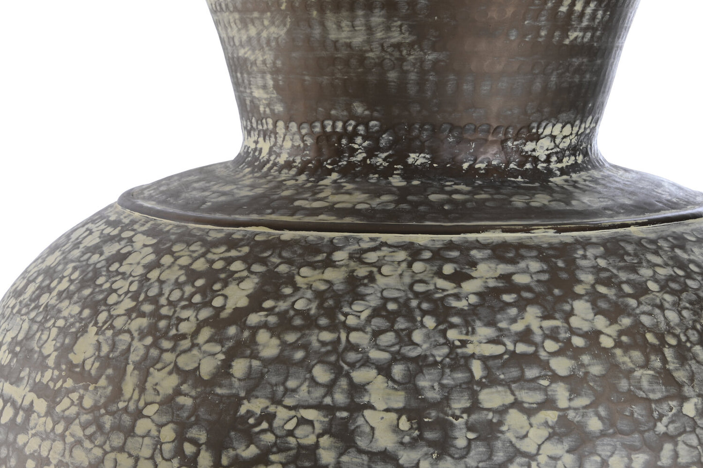 TINAJA ALUMINIO 60X60X74 PATINADO VERDE